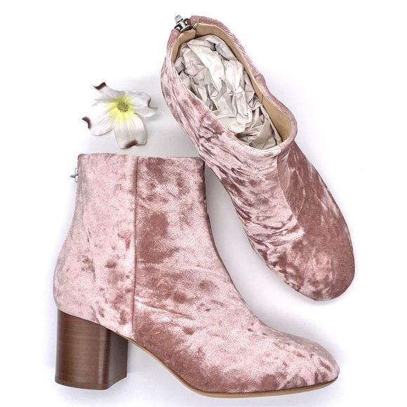🧣HP🧣NIB Rag & Bone Drea Boot In Mauve Velvet, 36/6 - Picture 4 of 16